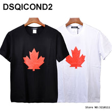 Load image into Gallery viewer, DSQICOND2 DSQ Brand New Summer Canada Maple Leaf T-shirts Fashion Hop Men Women T Shirts Casual Tee Shirt Short Sleeve Sport Tee
