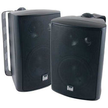 Cargar imagen en el visor de la galería, Dual LU47PB 4&quot; 3-Way Indoor/Outdoor Speakers (Black)
