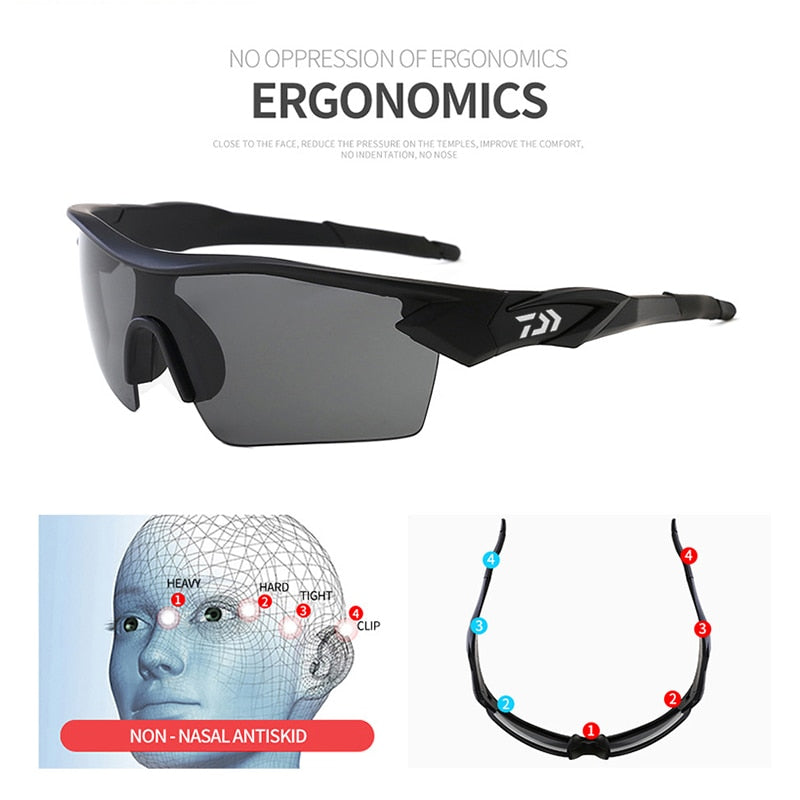 Daiwa Fishing Sunglasses Mtb Glasses For Bicycle Outdoor Sports Cycling Sunglasses Hiking Glasses Driving Shades