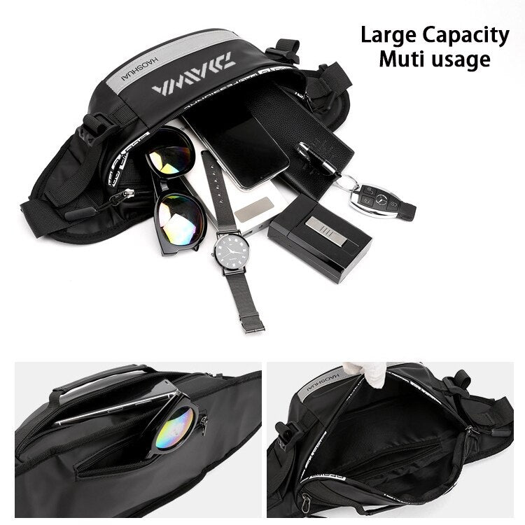 Daiwa Multi-function Fishing Bags Travel Bag Bumbag Waist Money Belt Passport Wallet Zipped Pouch Waist Packs Outdoor