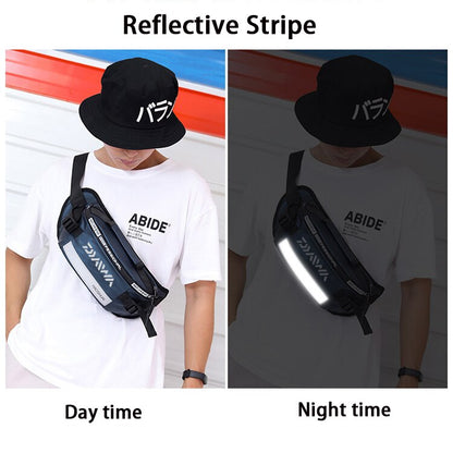 Daiwa Multi-function Fishing Bags Travel Bag Bumbag Waist Money Belt Passport Wallet Zipped Pouch Waist Packs Outdoor