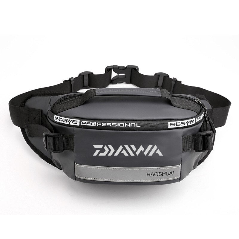 Daiwa Multi-function Fishing Bags Travel Bag Bumbag Waist Money Belt Passport Wallet Zipped Pouch Waist Packs Outdoor
