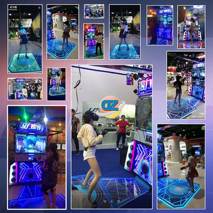 Dance Dance Revolution Double Player Competition Arcade Video Game Machine for Game Center Hot dance partner VR new coin-operate