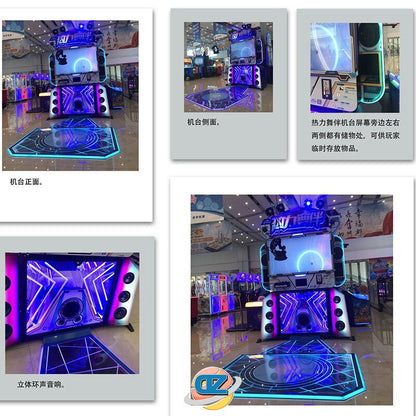 Dance Dance Revolution Double Player Competition Arcade Video Game Machine for Game Center Hot dance partner VR new coin-operate