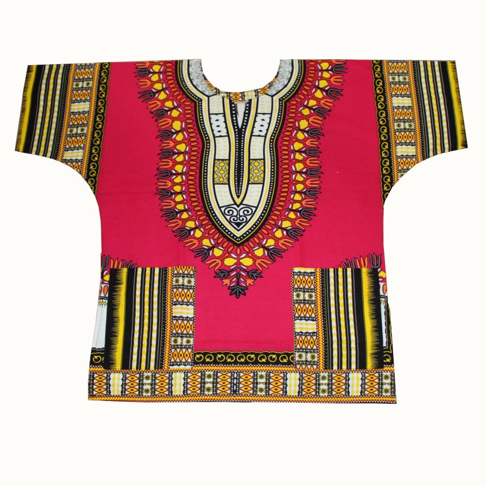Dashiki Design African Traditional Print Unisex 100% Cotton Dashiki T-shirts for unisex Tribal Ethnic Succunct Hippie 2019