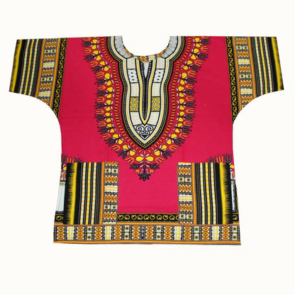 Dashiki Design African Traditional Print Unisex 100% Cotton Dashiki T-shirts for unisex Tribal Ethnic Succunct Hippie 2019
