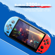 将图片加载到图库查看器，DataFrog X12 Portable Handheld Video Game Console 3200+ Games 5 inch Double Rocker Handheld Game Console Support TV Output
