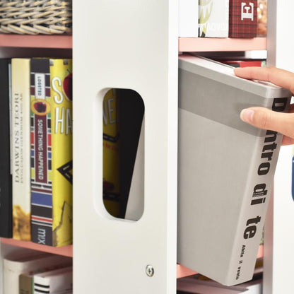 Decoration Industrielle Kid Mueble De Madera Rotate Rotatable Modern Bookcase Libreria Scaffale Home Furniture Bookshelf Case