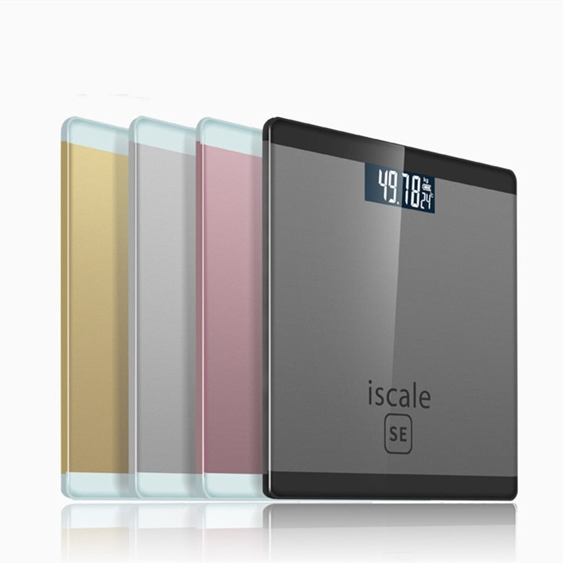 Digital Body Weight Bathroom Scale LCD Display Smart Weight Scale With Temperature Function Health Weighting Scale Floor Scale