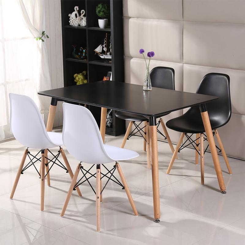 Dining Tables Dining Room Furniture Conference Table Rectangle Coffee Table 110*60*75cm Nordic Minimalist Style Dining Table HWC