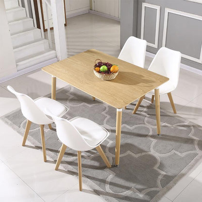 Dining Tables Dining Room Furniture Conference Table Rectangle Coffee Table 110*60*75cm Nordic Minimalist Style Dining Table HWC