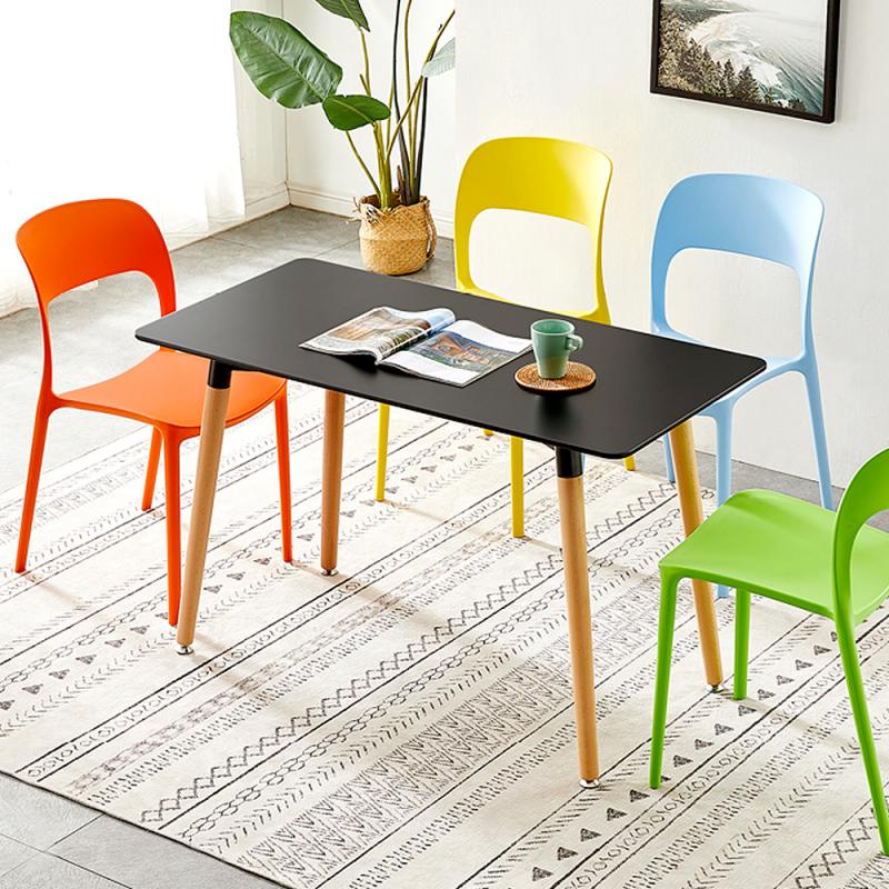 Dining Tables Dining Room Furniture Conference Table Rectangle Coffee Table 110*60*75cm Nordic Minimalist Style Dining Table HWC