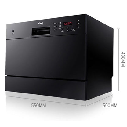 Dishwasher 061H automatic household disinfection and drying 6 sets of embedded desktop dual-purpose dishwasher