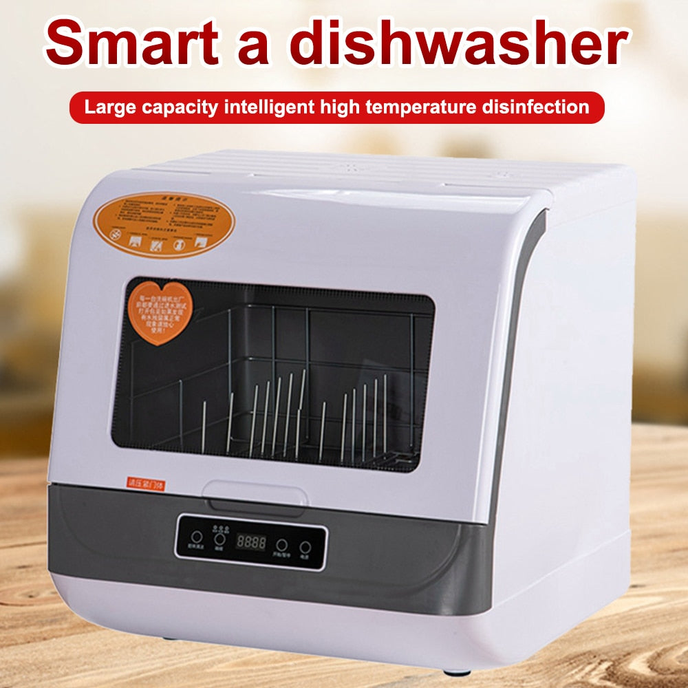 Dishwasher Full-Automatic Domestic Desktop Small Disinfection Cabinet Mini Intelligent Embedded Mini Washing Machine