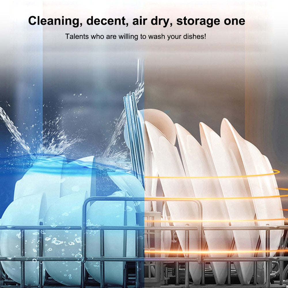 Dishwasher Full-Automatic Domestic Desktop Small Disinfection Cabinet Mini Intelligent Embedded Mini Washing Machine