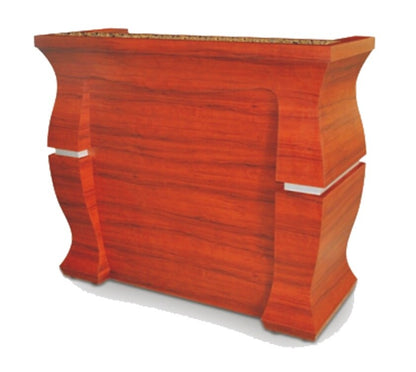 Doshower RT-2 reception table with reception counter table of uniform receptionist