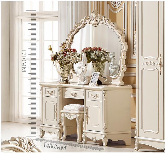 Dresser bedroom dressing table with lamp integrated dressing cabinet dressing table with mirror
