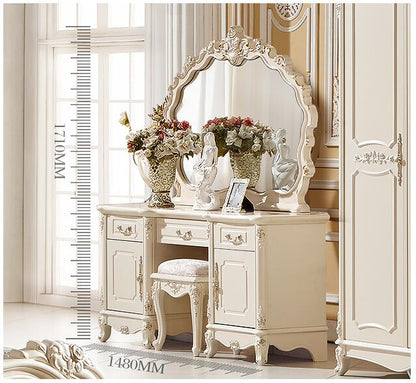 Dresser bedroom dressing table with lamp integrated dressing cabinet dressing table with mirror