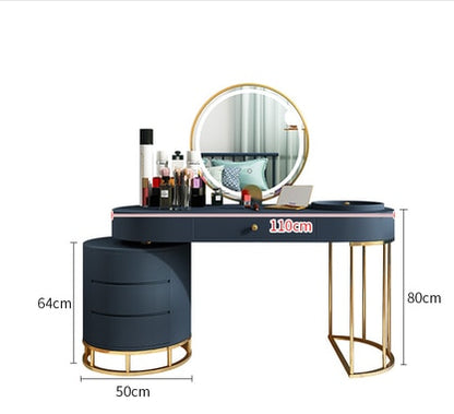 Dressing Table with Light. Modern Simple Small. Family Multifunctional Bedroom Dressing Table, Light Included. Luxury Dressing Table Storage. Dressing Table Set