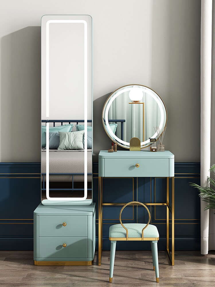 Dressing Table with mirror for bedroom small dressing table. Mirror with Locker and Drawers. Dressing Table Set