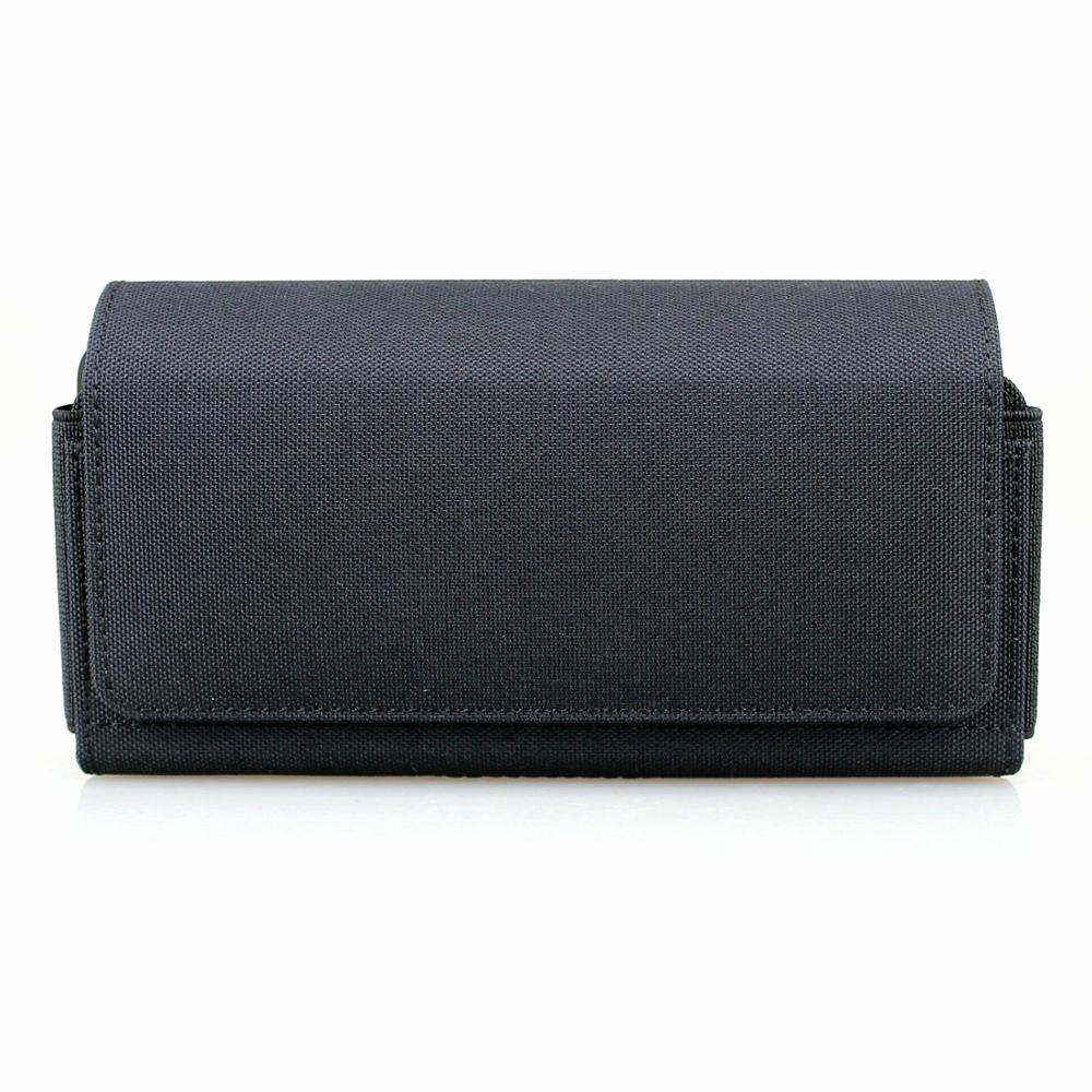 Dual Phone Holster for 2 Phones Nylon Belt Clip Case for iPhone 13 Pro Max, for Samusng Note 10 Plus Galaxy S21+