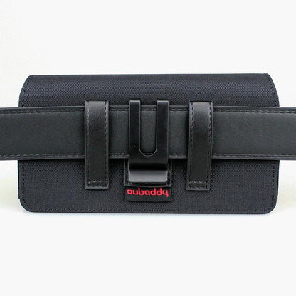 Dual Phone Holster for 2 Phones Nylon Belt Clip Case for iPhone 13 Pro Max, for Samusng Note 10 Plus Galaxy S21+