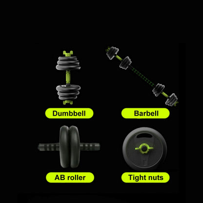 Dumbbell With Adjustable Weights Dumbbells For Bodybuilding Dumbbell With Straight And Curl Bars Barbell Fitness Equipment