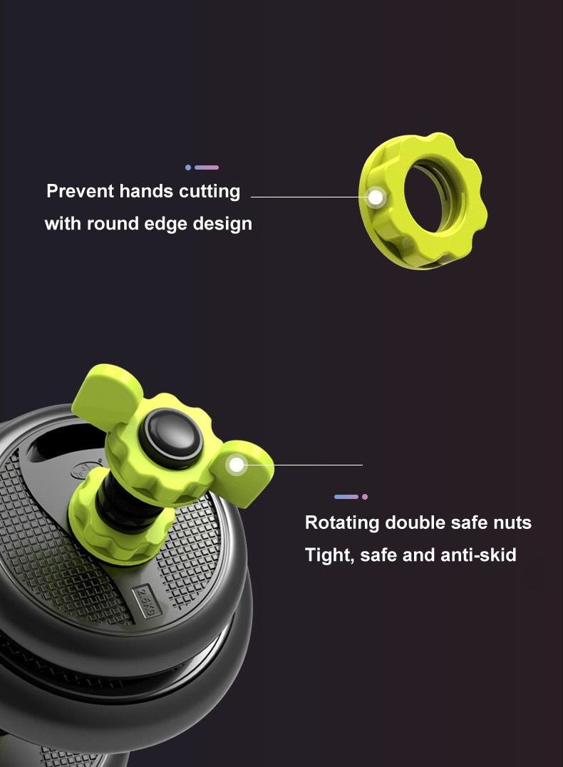 Dumbbell With Adjustable Weights Dumbbells For Bodybuilding Dumbbell With Straight And Curl Bars Barbell Fitness Equipment