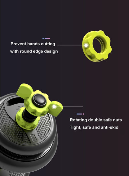 Dumbbell With Adjustable Weights Dumbbells For Bodybuilding Dumbbell With Straight And Curl Bars Barbell Fitness Equipment