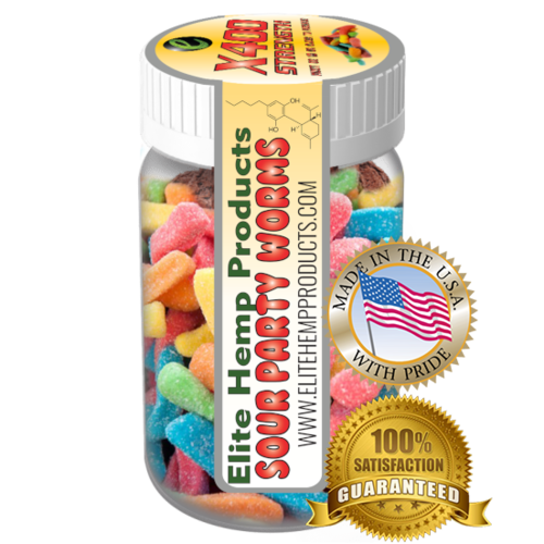 Hemp Sour Worms X400 Strength