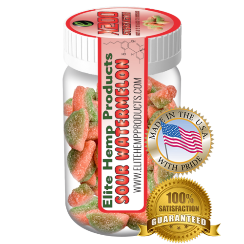 Elite Hemp Gummies Watermelon Gummy x200 Strength (Classic)