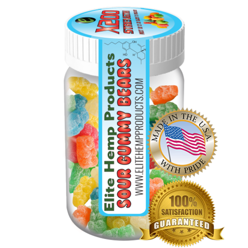 Elite Hemp Gummies Hemp Infused Gummy Bear x200 Strength (Classic)