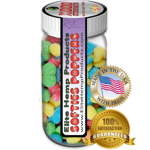 Elite Hemp Gummies Hemp Infused Gummy Poppers x800 Strength (Classic)