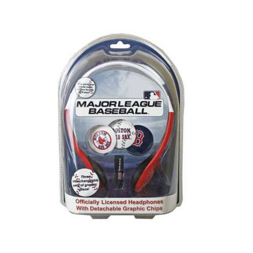 Boston Red Sox MLB Detachable Graphic Headphones ( Case of 12 )