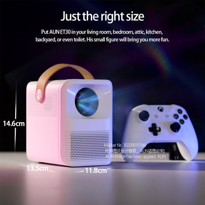 ET30 AUN MINI Projector Full HD 1080P Beamer Videoprojecteur LED Projector for Home Mobile WIFI Android Support 4K Video Beamer