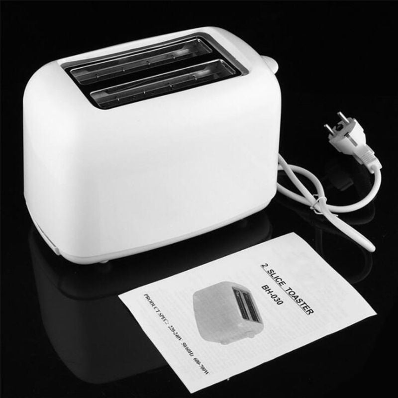 Automatic Electric Food Making Easy Bread Toaster Feature 2 Slice Extra Wide for Bagels Slot Sand Breakfast Tool for Families