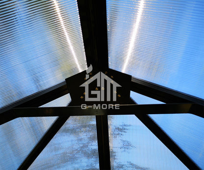 Easy DIY Polycarbonate Conservatory Garden Room Prefabricated House  10' X 15' feet. Prefabricated House