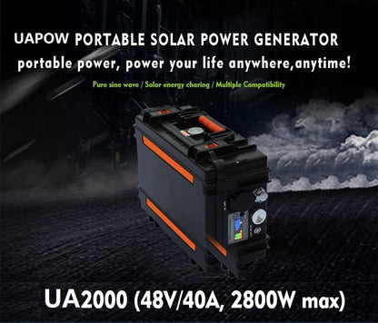 Easy Handle High Power 2000Wh/3000Wh  Portable AC&DC Power Station Solar Generator Military Quality UPS Power Tools Outdoor