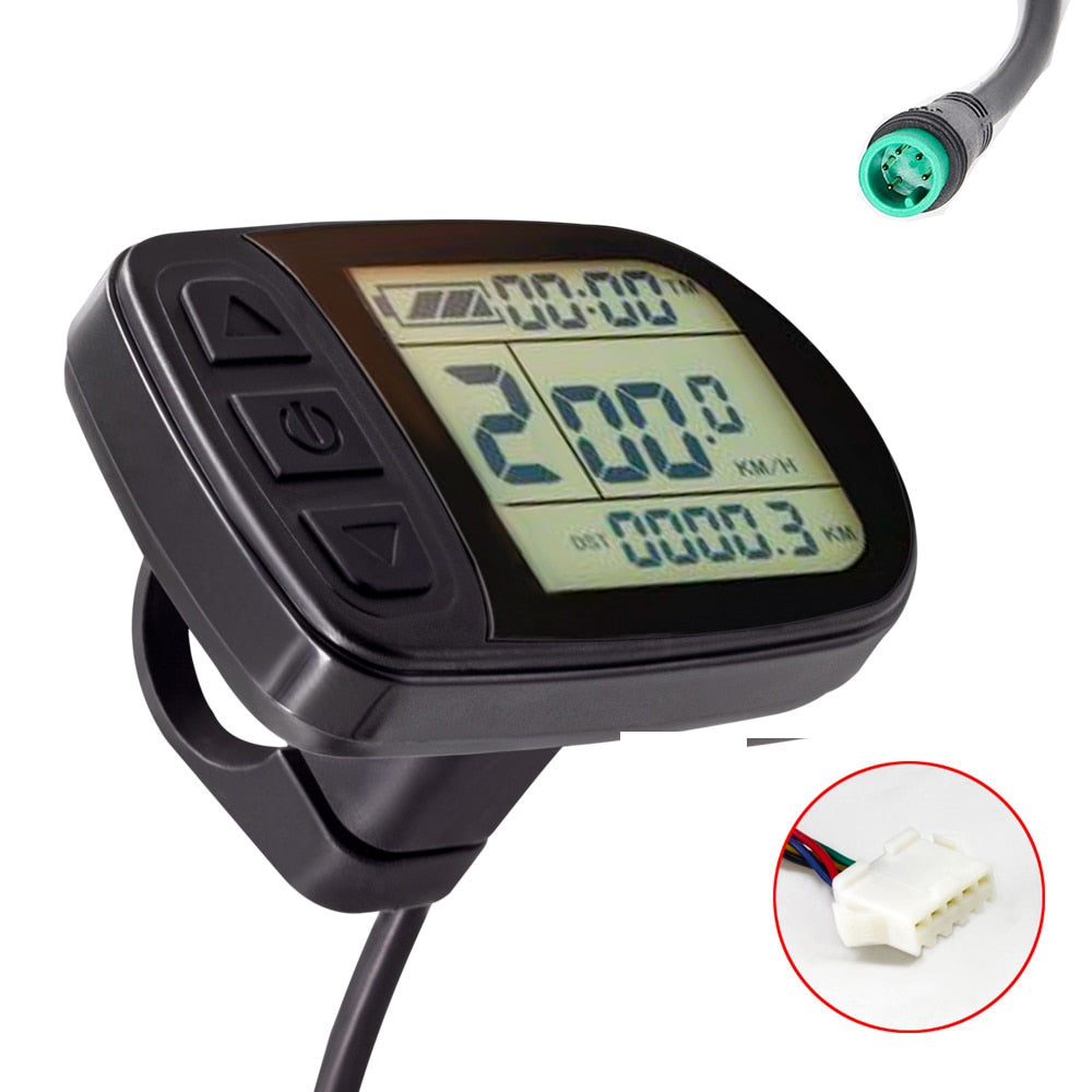 Ebike Display 24V 36V 48V KT LCD5 Display Electric Bike Kunteng KT Intelligent Control Panel Display for Electric Bicycle