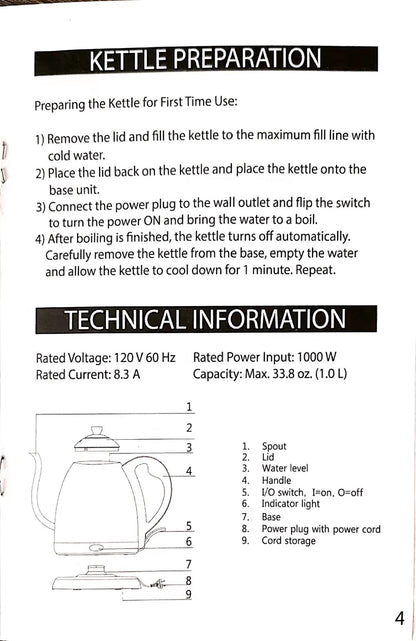 Ecocoffee 220V Gooseneck Long Sprouts Electrical Coffee Kettle Household V60 Coffee maker Barista Accessories