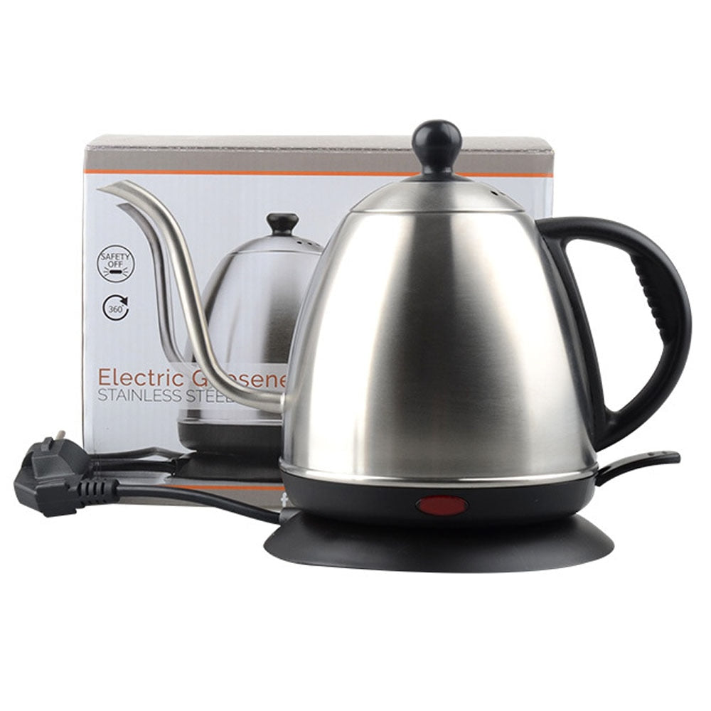 Ecocoffee 220V Gooseneck Long Sprouts Electrical Coffee Kettle Household V60 Coffee maker Barista Accessories