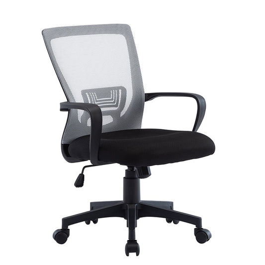 Economic Mesh Chair Office Desk Chair 360° Swivel Height Adjustable Computer Chair with Mesh Seat Black