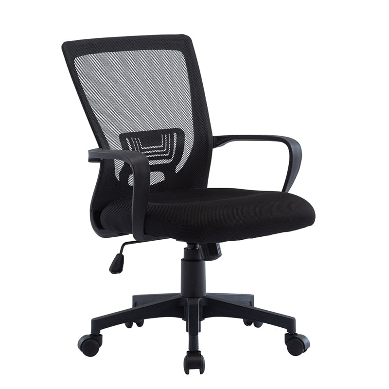 Economic Mesh Chair Office Desk Chair 360° Swivel Height Adjustable Computer Chair with Mesh Seat Black