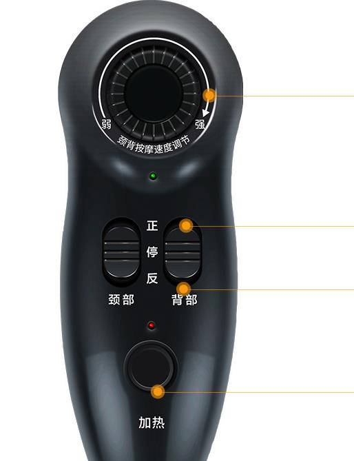 Electric Back Massager Cervical Heating Neck Waist Shiatsu Massage Cushion Household Whole Body Kneading Massage Chair 220V