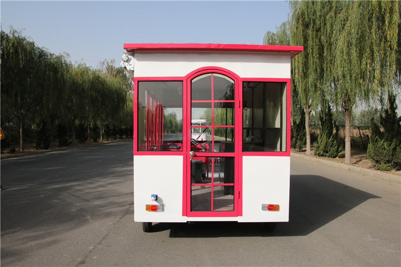 4m Electric Mobile Food Truck Van Outdoor Fast Food Vending Cart Mobile Catering Carts Trolley For Sale Fashion Clothes Mobile Retail Store