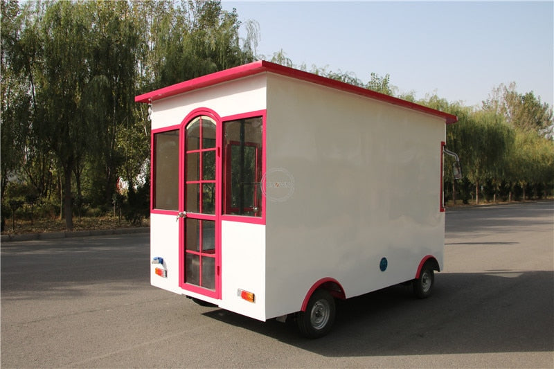 4m Electric Mobile Food Truck Van Outdoor Fast Food Vending Cart Mobile Catering Carts Trolley For Sale Fashion Clothes Mobile Retail Store