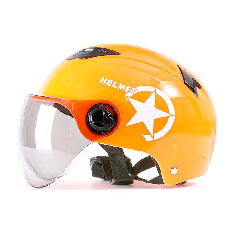 Electric Motor Car Helmet Scooter Bike Open Face Half Baseball Cap Anti-UV Safety Hard Hat Bicycle Helmet Adjustable M86