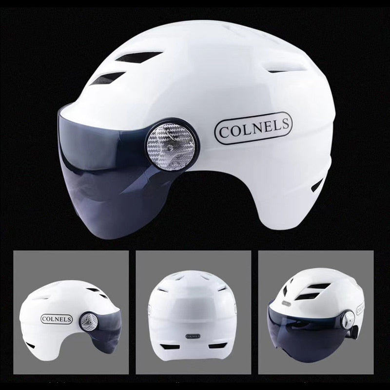 Electric Motorcycle Helmet Dual & Single Lens Visors Moto Helmet Bicycle Men Women Summer Scooter Moto Casco