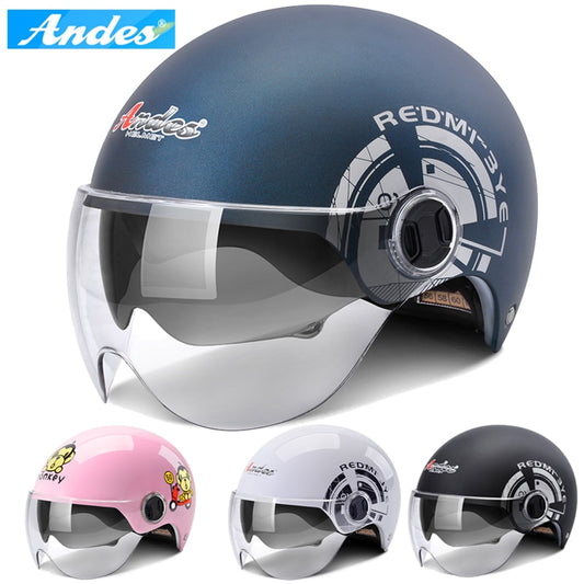 Electric Motorcycle Helmet Dual & Single Lens Visors Moto Helmet Bicycle Men Women Summer Scooter Moto Casco