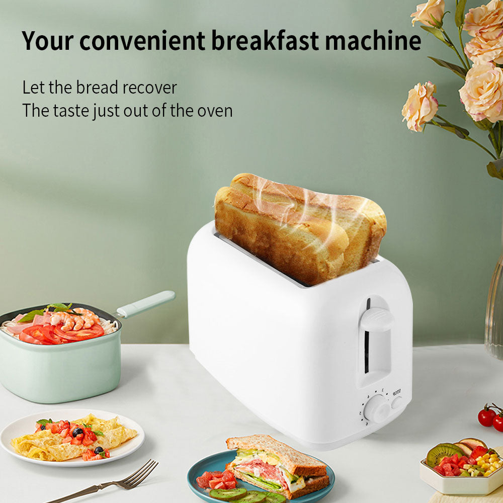 Electric Toaster Automatic Bread Baking Machine Toast Sandwich Grill Oven 2 Slices Household For Breakfast Make Baking Cooking